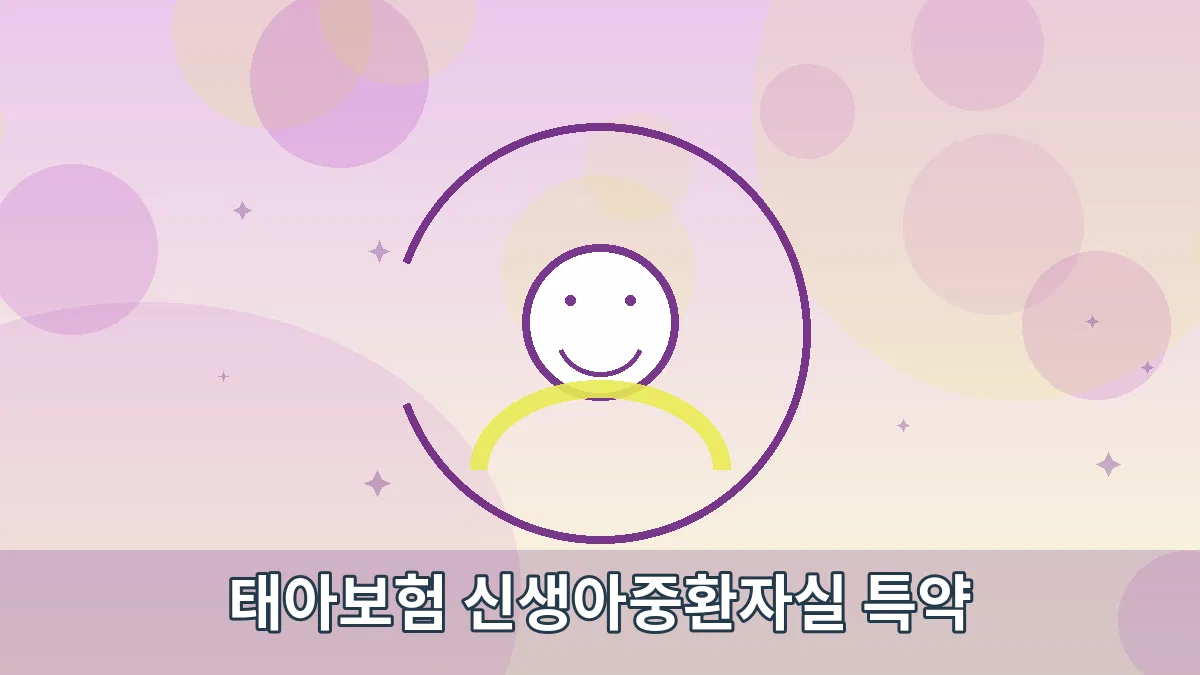 태아보험 신생아중환자실 특약 안내 이미지 4