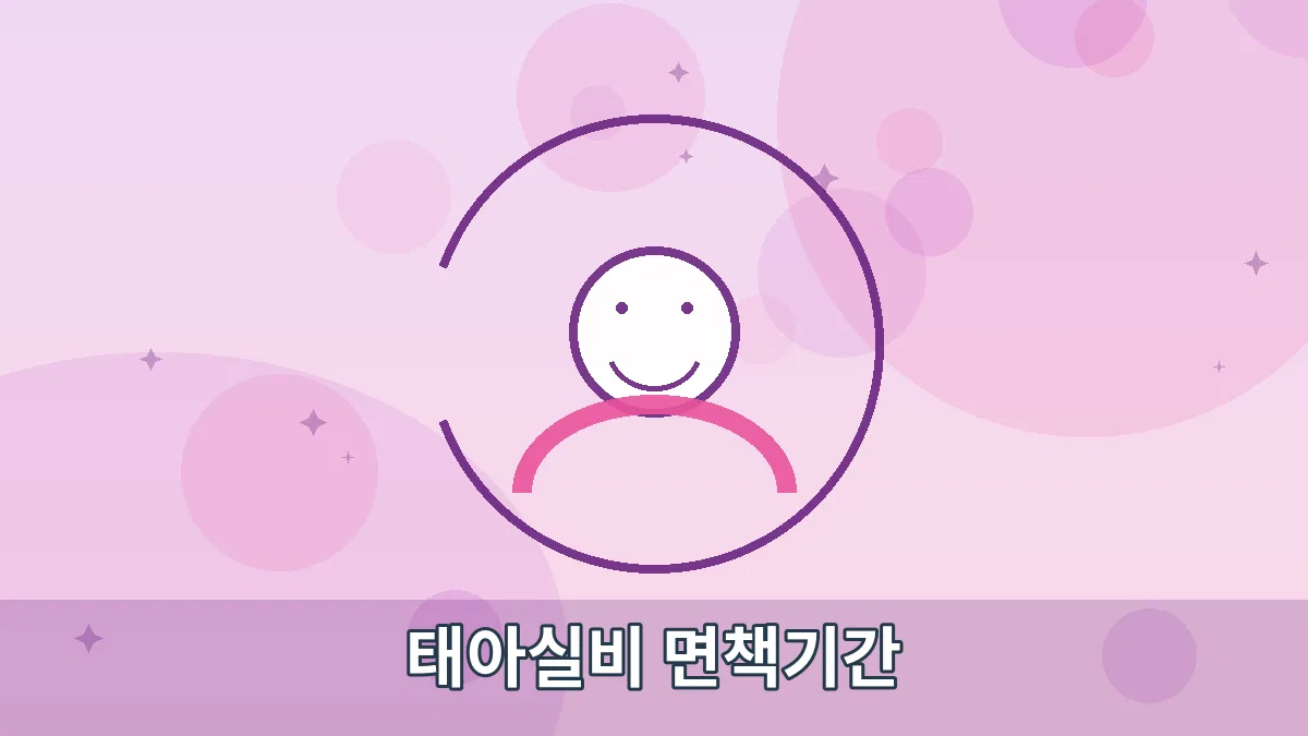 태아실비 면책기간 안내 이미지 1