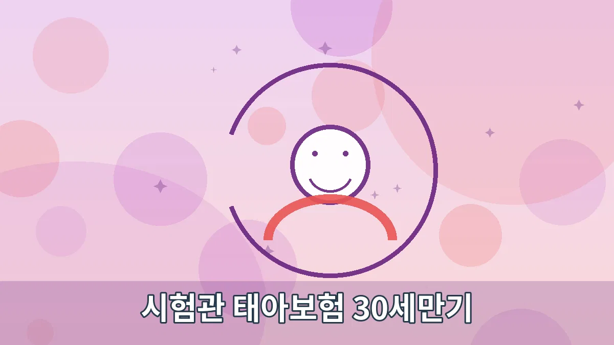 시험관 태아보험 30세만기 안내 이미지 2