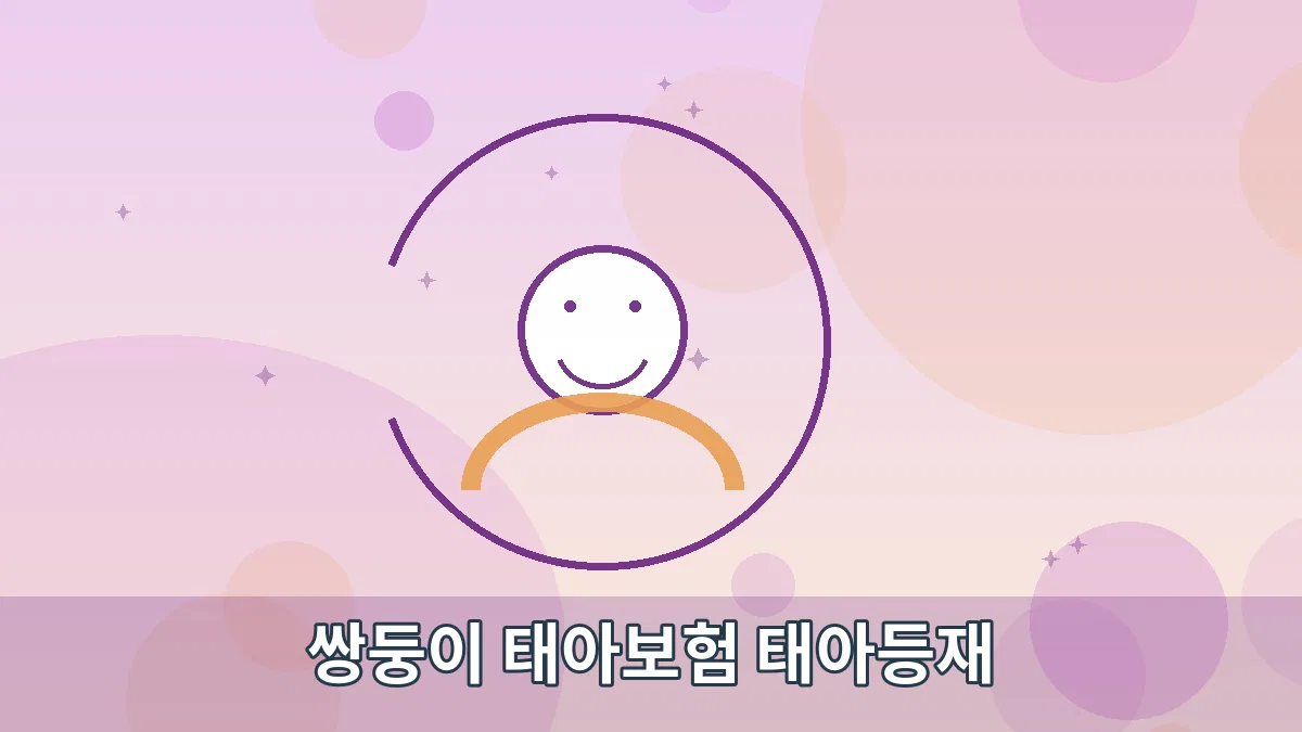 쌍둥이 태아보험 태아등재 안내 이미지 3