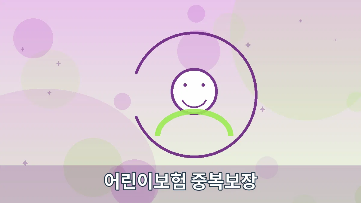 어린이보험 중복보장 안내 이미지 5