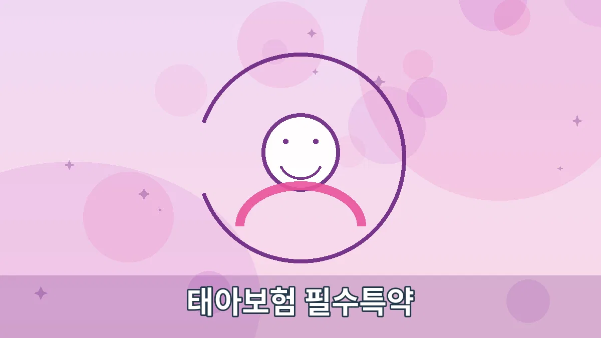 태아보험 필수특약 안내 이미지 1