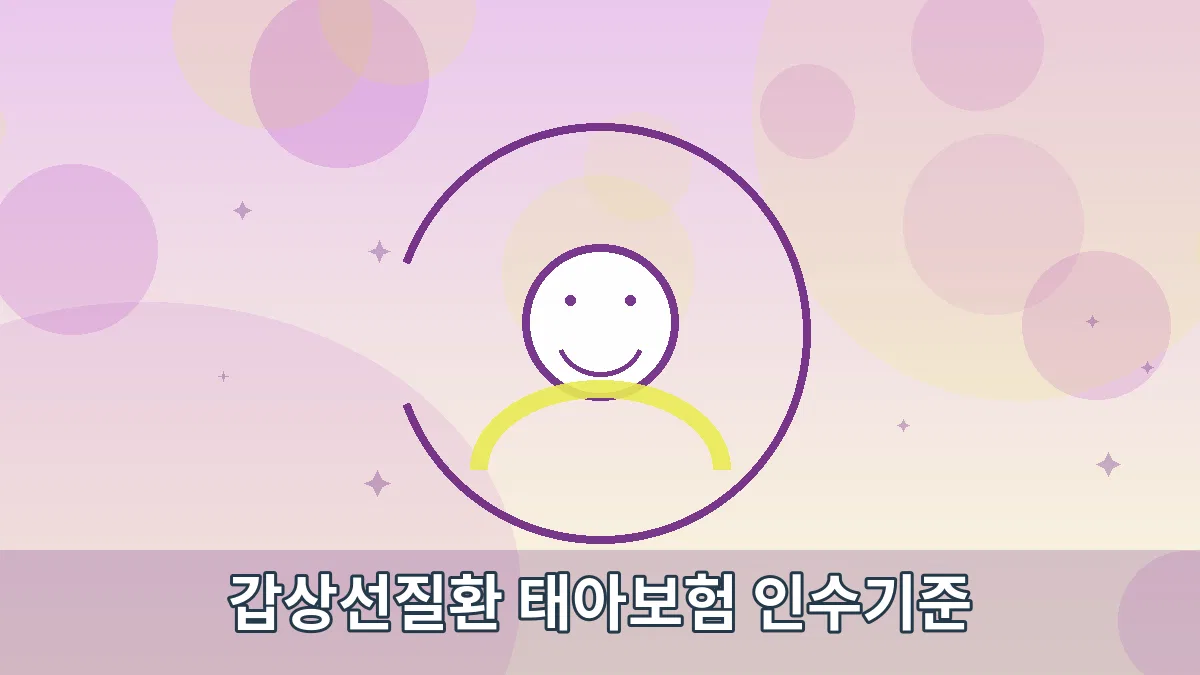 갑상선질환 태아보험 인수기준 안내 이미지 4